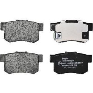 Delphi Bremsbelagsatz, Scheibenbremse LP1507