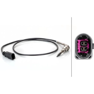 Hella | Sensor, Abgastemperatur | 6PT 014 494-871