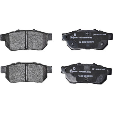 Delphi | Bremsbelagsatz, Scheibenbremse | LP1456