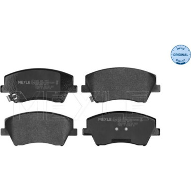025 225 1817 Bremsbelagsatz, Scheibenbremse MEYLE-ORIGINAL: True to OE.