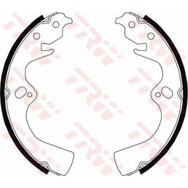 TRW | Bremsbackensatz | GS8682