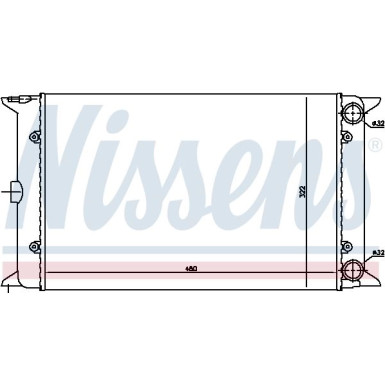 Nissens | Kühler, Motorkühlung | 65030