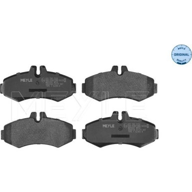 025 230 2220 Bremsbelagsatz, Scheibenbremse MEYLE-ORIGINAL: True to OE.