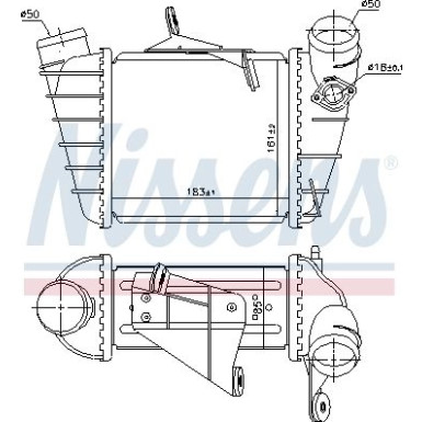 961200 Ladeluftkühler ** FIRST FIT **