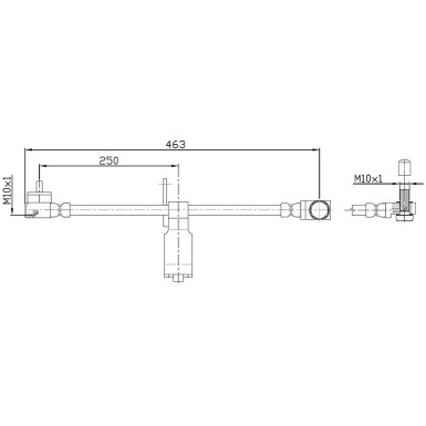 4112540 Bremsschlauch