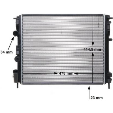 CR 35 000S Kühler, Motorkühlung BEHR