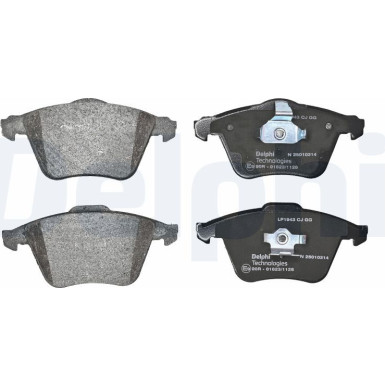 LP1943 Bremsbelagsatz, Scheibenbremse
