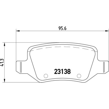 Brembo Bremsbelagsatz, Scheibenbremse PRIME LINE P 50 058