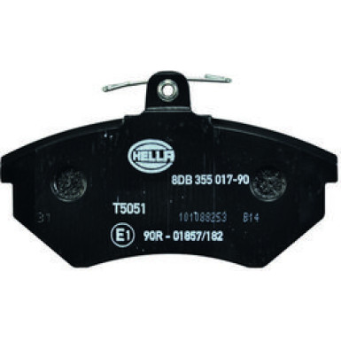 Hella | Bremsbelagsatz, Scheibenbremse | 8DB 355 017-901