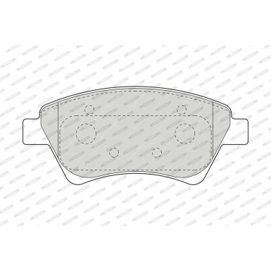 Ferodo Bremsbelagsatz, Scheibenbremse PREMIER ECO FRICTION FDB1544