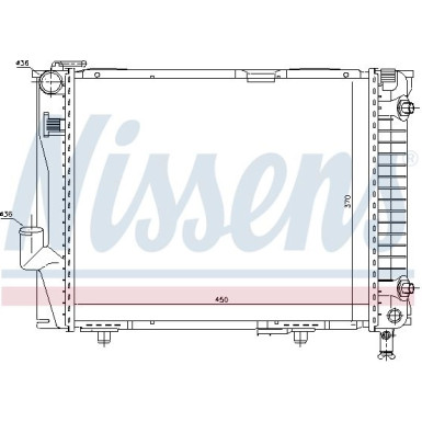 Nissens | Kühler, Motorkühlung | 62711