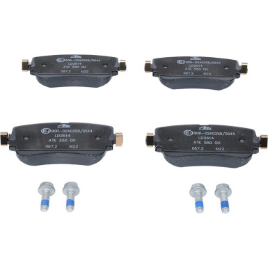 Bremsbelagsatz, Scheibenbremse ATE Ceramic 13.0470-2614.2