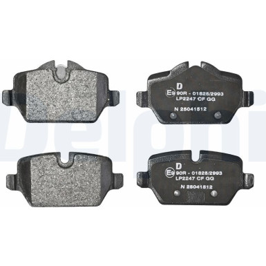 LP2247 Bremsbelagsatz, Scheibenbremse