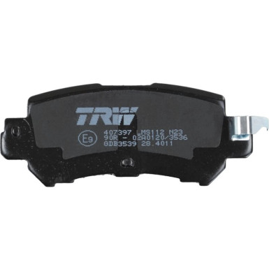 TRW Bremsbelagsatz, Scheibenbremse COTEC GDB3539