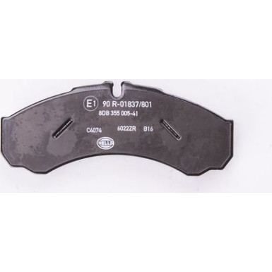 Hella | Bremsbelagsatz, Scheibenbremse | 8DB 355 005-411