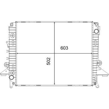 Mahle | Kühler, Motorkühlung | CR 2577 000S