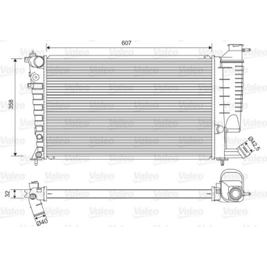 Valeo | Kühler, Motorkühlung | 732520 Valeo | Kühler, Motorkühlung | 732520