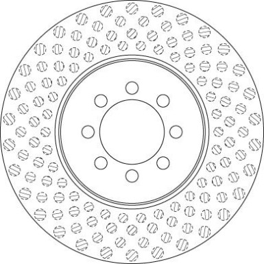 Bremsscheibe TRW SINGLE DF6250S