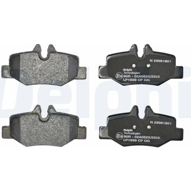LP1939 Bremsbelagsatz, Scheibenbremse
