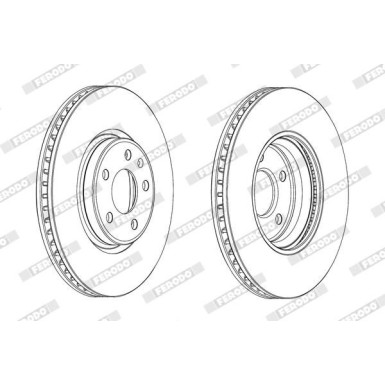 Ferodo | Bremsscheibe | DDF1996C-1 Ferodo | Bremsscheibe | DDF1996C-1