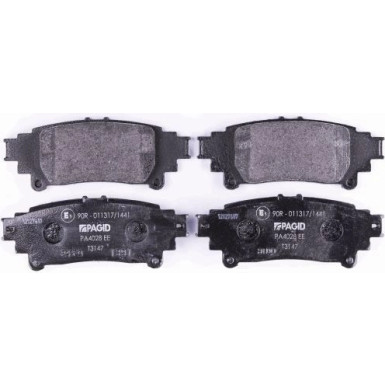 Hella Pagid | Bremsbelagsatz, Scheibenbremse | 8DB 355 020-001