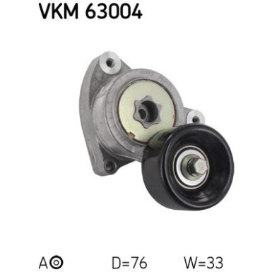 VKM 63004 Riemenspanner, Keilrippenriemen