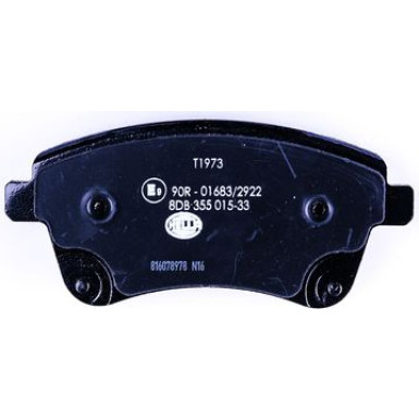 Hella Pagid | Bremsbelagsatz, Scheibenbremse | 8DB 355 015-331 Hella Pagid | Bremsbelagsatz, Scheibenbremse | 8DB 355 015-331