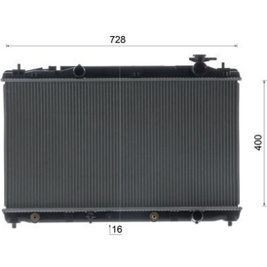 Mahle | Kühler, Motorkühlung | CR 2691 000S
