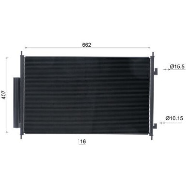 Mahle | Kondensator, Klimaanlage | AC 1099 000S