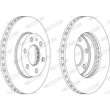 Ferodo | Bremsscheibe | FCR314A