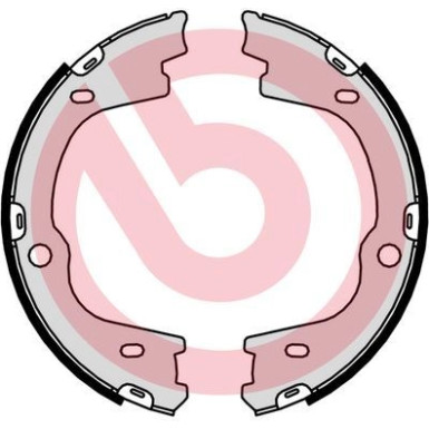 Brembo Bremsbackensatz, Feststellbremse ESSENTIAL LINE S 30 544