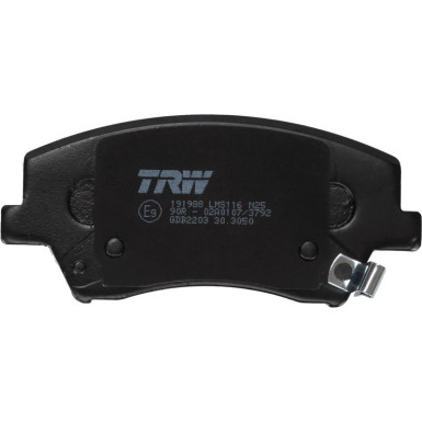 TRW Bremsbelagsatz, Scheibenbremse GDB2203