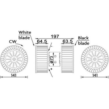 AB 192 000S Innenraumgebläse BEHR AB 192 000S Innenraumgebläse BEHR