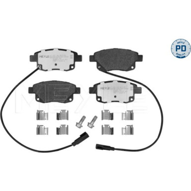 025 244 8617/PD Bremsbelagsatz, Scheibenbremse MEYLE-PD: Advanced performance and design.