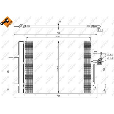 35850 Kondensator, Klimaanlage EASY FIT