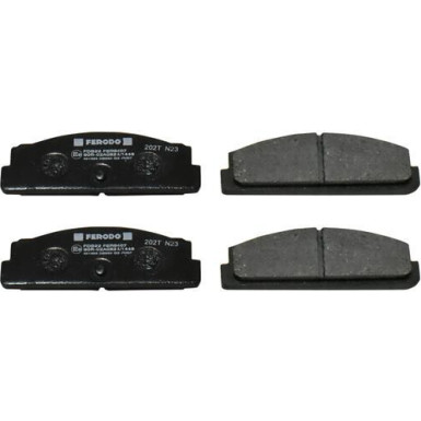 Ferodo | Bremsbelagsatz, Scheibenbremse | FDB22
