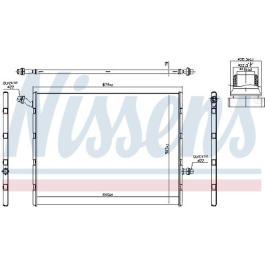 606497 Kühler, Motorkühlung