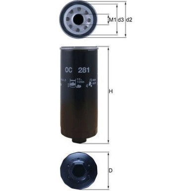 OC 281 Ölfilter