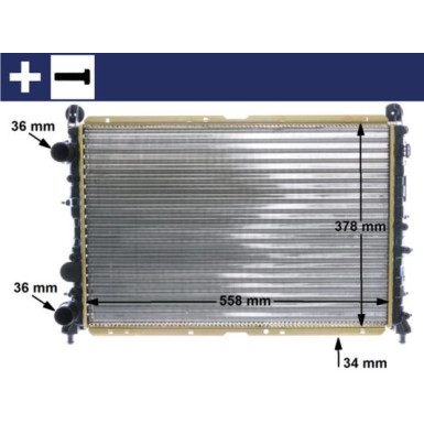 Mahle | Kühler, Motorkühlung | CR 1412 000S