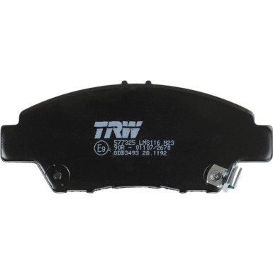 TRW Bremsbelagsatz, Scheibenbremse COTEC GDB3493