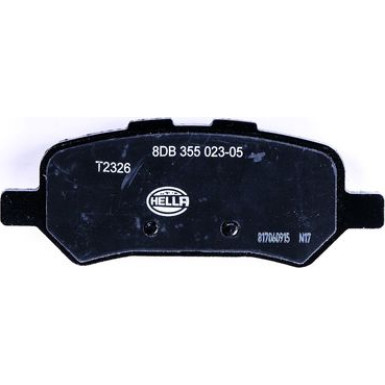 Hella | Bremsbelagsatz, Scheibenbremse | 8DB 355 023-051