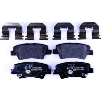 Hella Pagid | Bremsbelagsatz, Scheibenbremse | 8DB 355 019-981