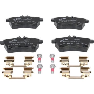 Bremsbelagsatz, Scheibenbremse ATE Ceramic 13.0470-2711.2