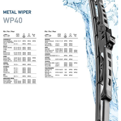 Hella Wischblatt Scheibenwischer Metal 9XW 178 878-161