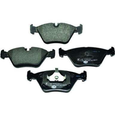 Hella | Bremsbelagsatz, Scheibenbremse | 8DB 355 008-971