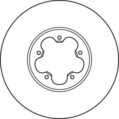 DF2390S Bremsscheibe TRW SINGLE
