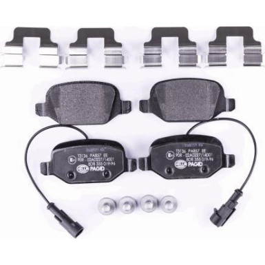 Hella Pagid | Bremsbelagsatz, Scheibenbremse | 8DB 355 019-961