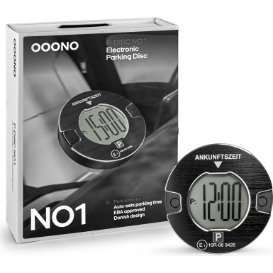 OOONO | elektr. Parkscheibe schwarz | P-DISC NO1