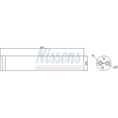 Nissens | Trockner, Klimaanlage | 95426