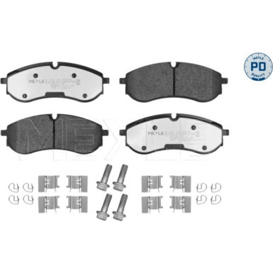 025 224 9220/PD Bremsbelagsatz, Scheibenbremse MEYLE-PD: Advanced performance and design.